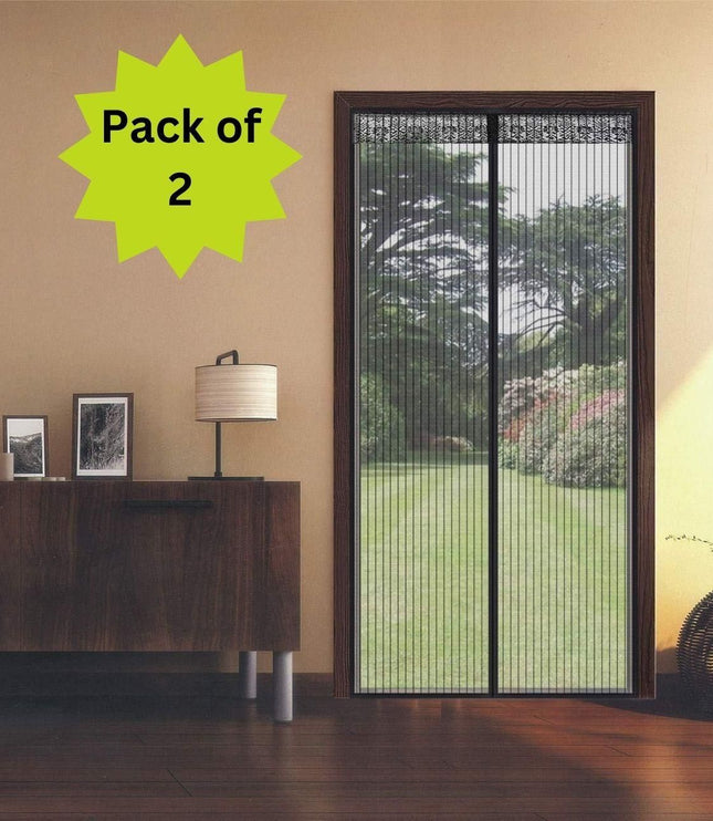 Door Curtain-Mesh (Pack of 2)