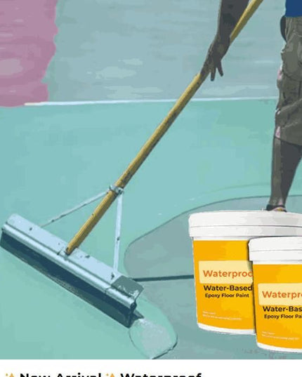 Waterproof Water-Based Epoxy Floor Paint 300ML (Pack of 2)