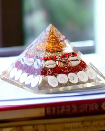 Crystal Wealth Gomati Chakra Shree Yantra Pyramid