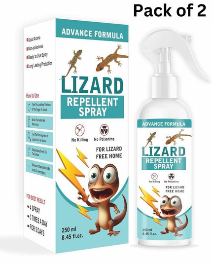 Lizard Repellent for Home Spray Pest Control 250ML (Pack of 2)