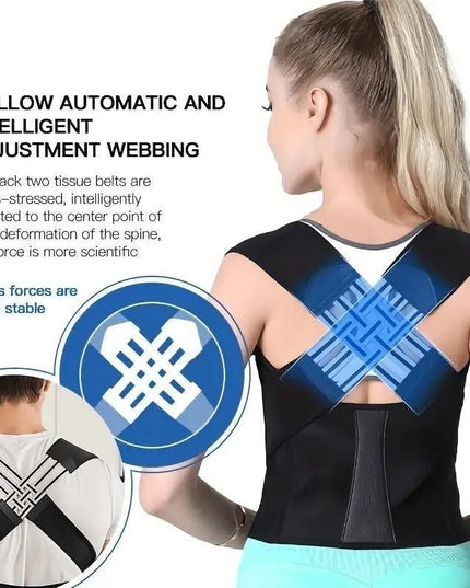 Adjustable Back Posture Corrector/ Slouching Relieve Pain Belt Women Men