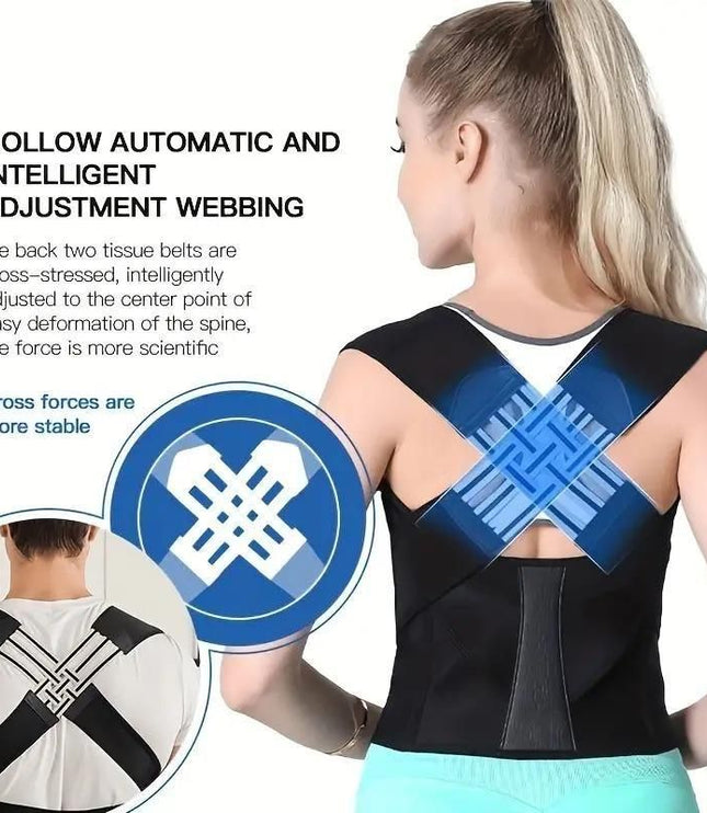 Adjustable Back Posture Corrector/ Slouching Relieve Pain Belt Women Men