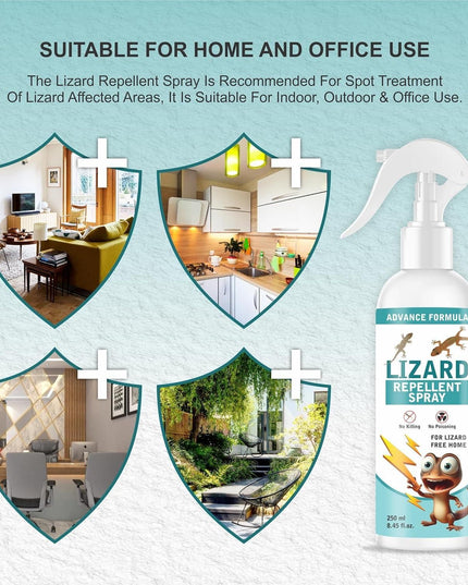 Lizard Repellent for Home Spray Pest Control 250ML (Pack of 2)